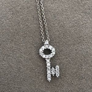 Roberto Coin 18kt tiny treasures key necklace
